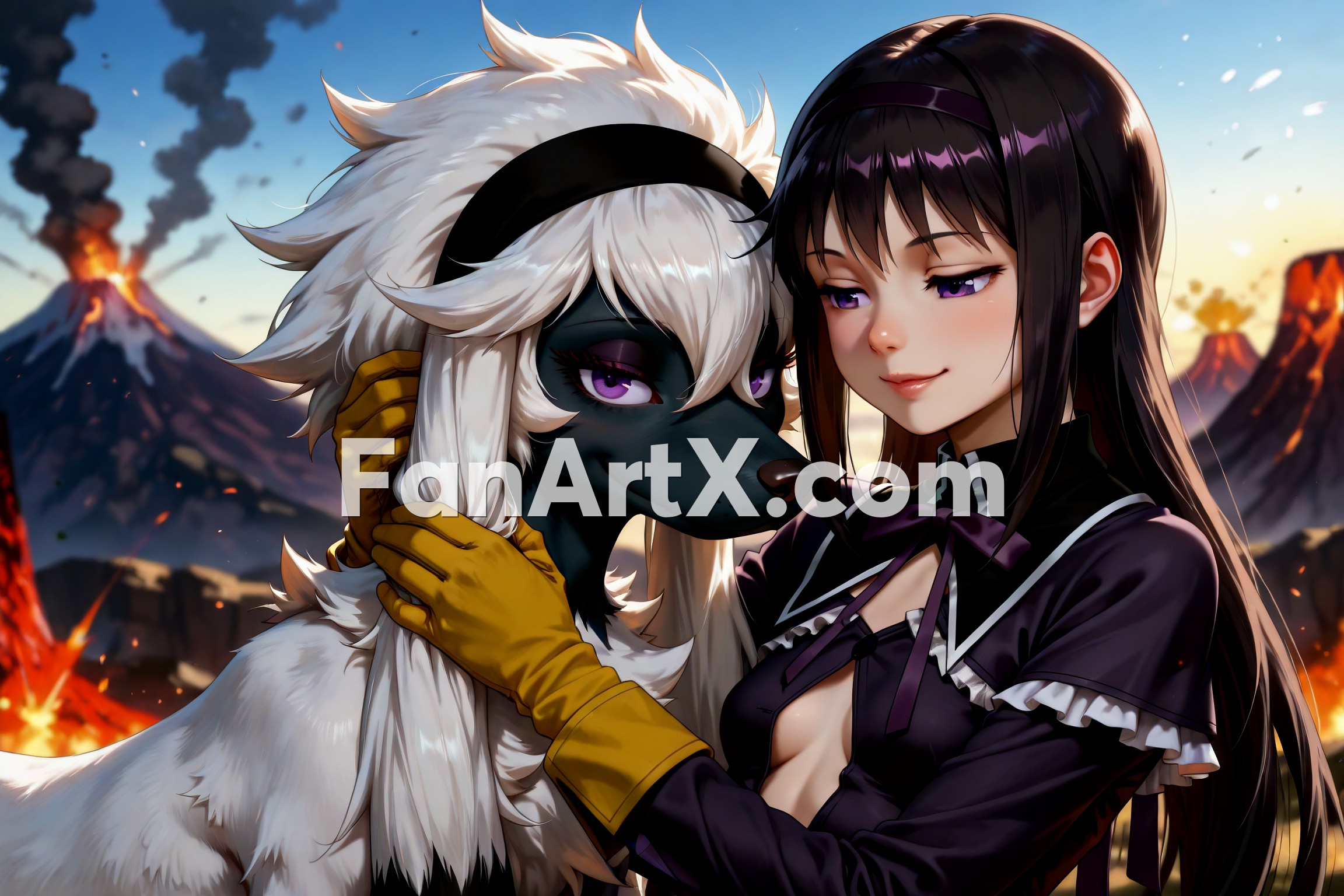 Akemi Homura Puella Magi Madoka Magica Fanart 9062420